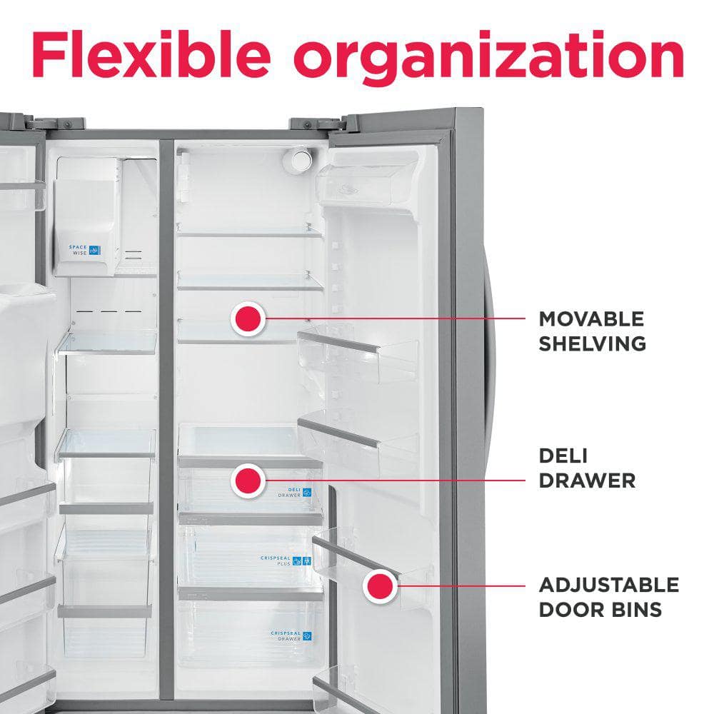 Frigidaire Gallery 25.6 Cu., Ft S/S Refrigerator