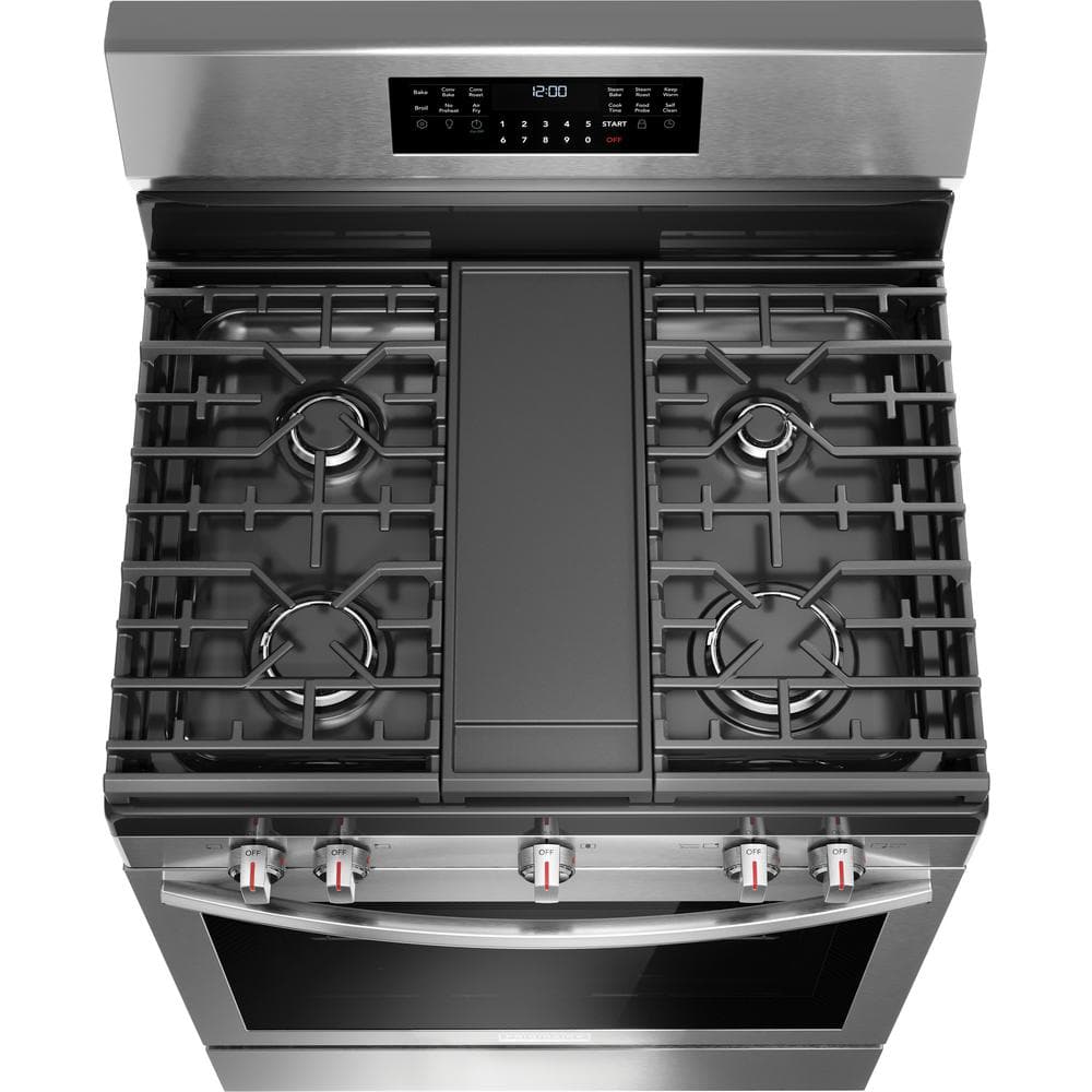 Frigidaire 30 in. 5 Burner Gas Range, True Convection