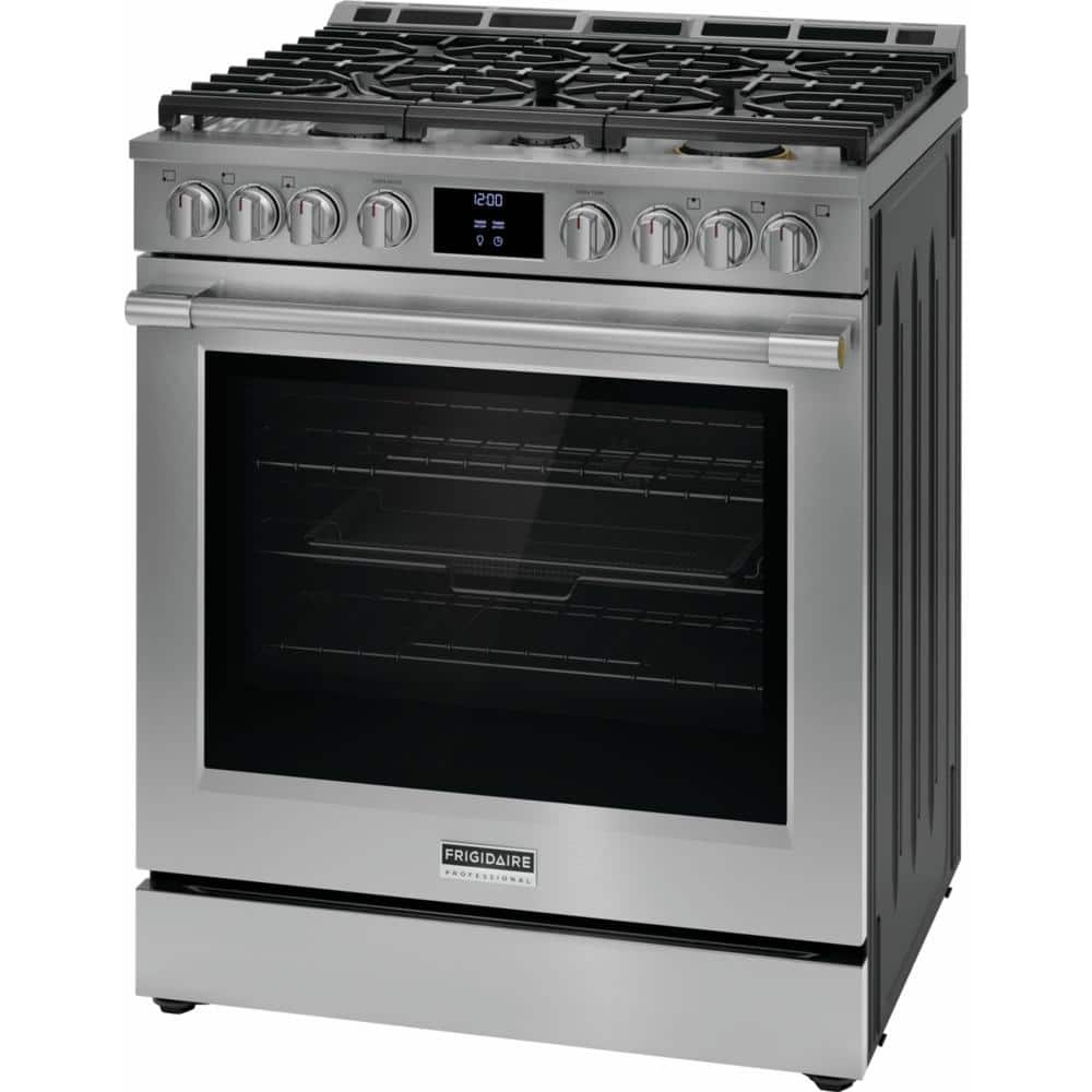 Frigidaire 30in 6 Burner Gas Range Stainless Steel