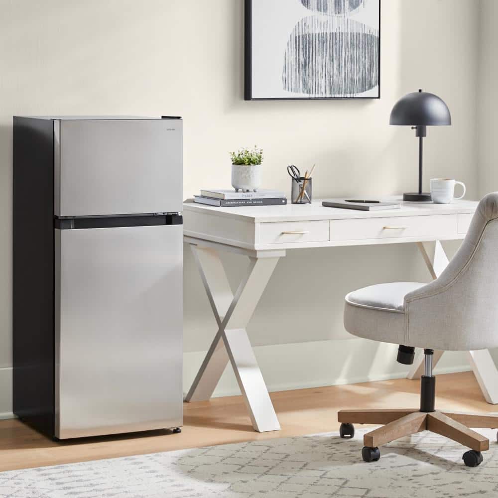 Vissani 4.5 cu. ft. 2-Door Mini Fridge Platinum