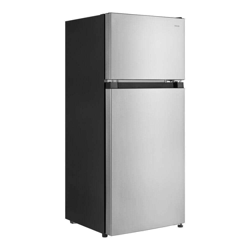 Vissani 4.5 cu. ft. 2-Door Mini Fridge Platinum
