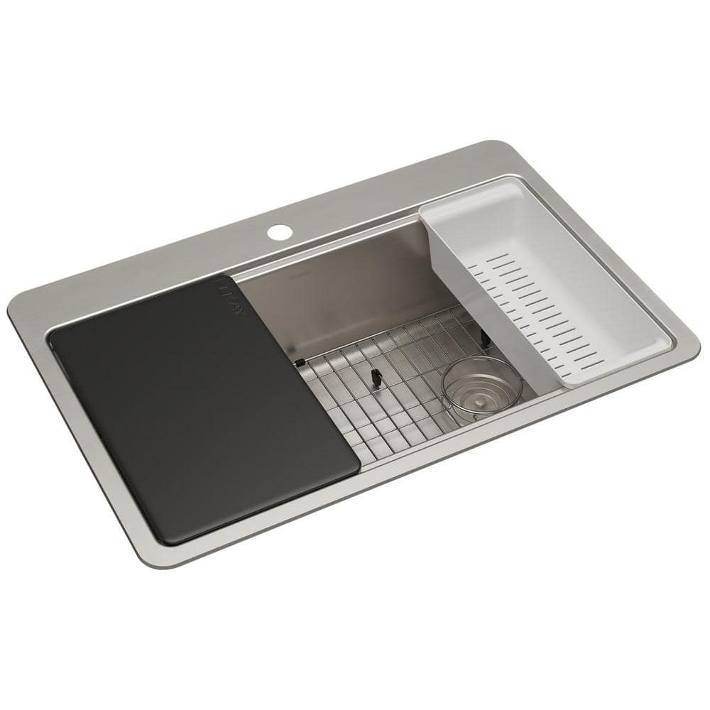 Elkay 33 in. Single Bowl Stainless Steel Sink