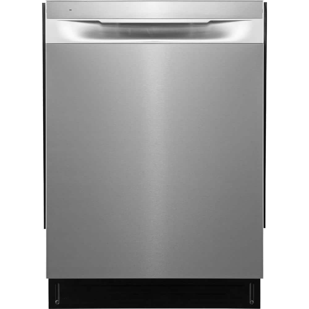 24 in. Top Control Built-In Tall Tub Dishwasher in Stainless Steel with 5-Cycles 49dBA and Hybrid Tub