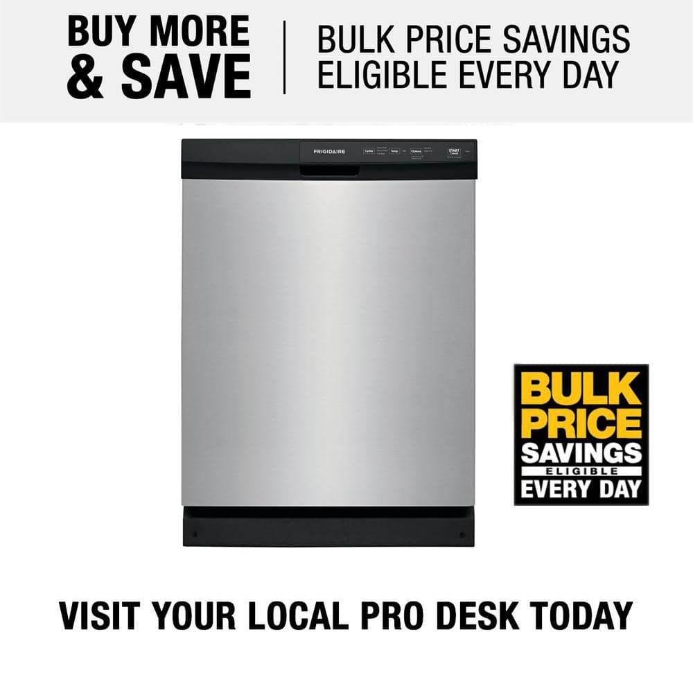 Frigidaire 24" Front-Control Built-In Dishwasher