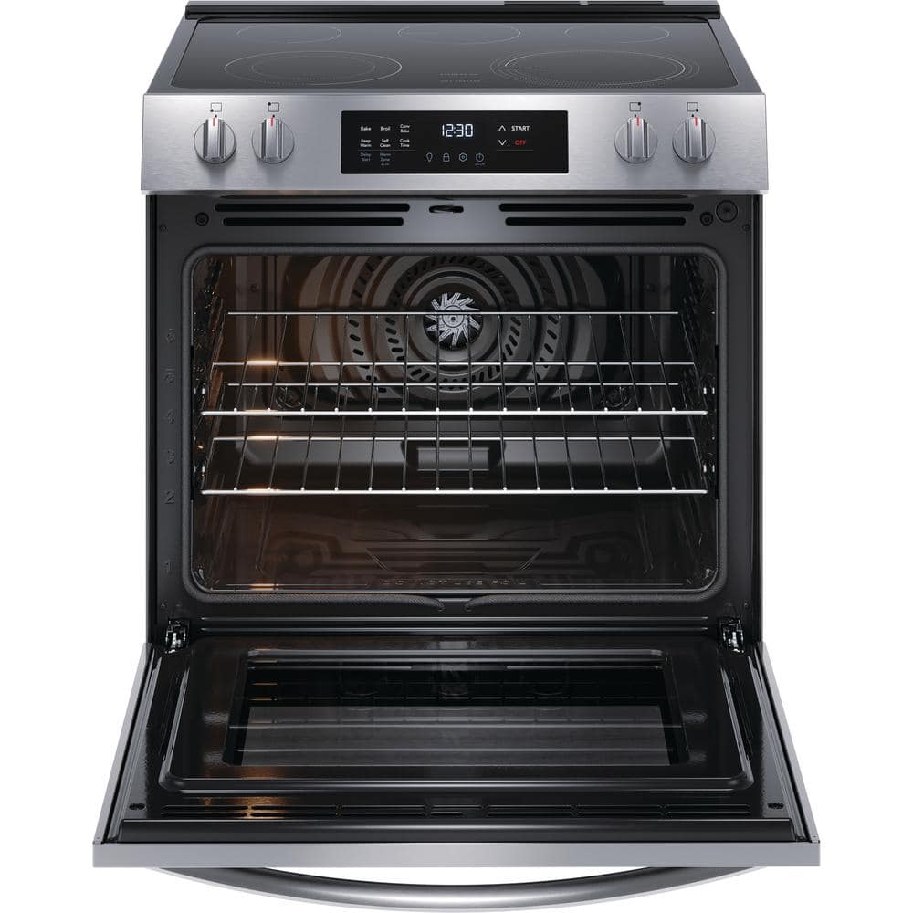 Frigidaire 30 in. Slide‑In Electric Range with Convection, SS