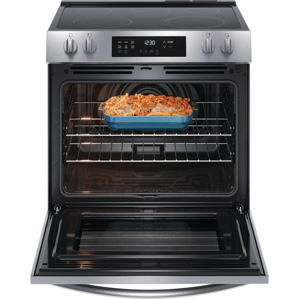 Frigidaire 30 in. Slide‑In Electric Range with Convection, SS