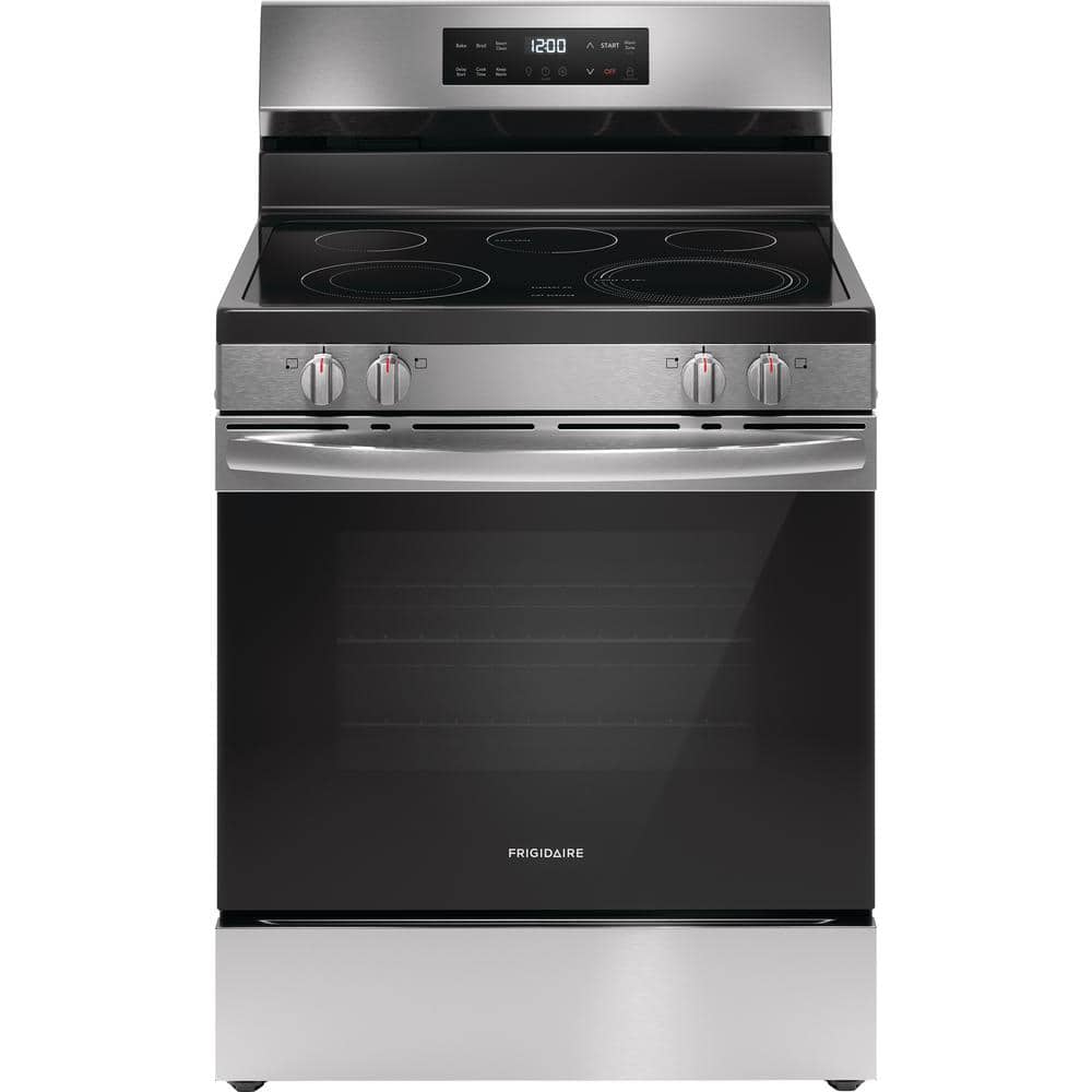 Frigidaire - 30 in. 5-Burner Electric Range