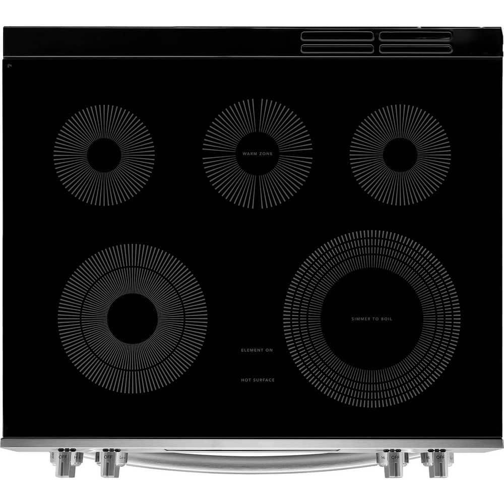 Frigidaire Gallery 30" 5-Burner Electric Range in Steel
