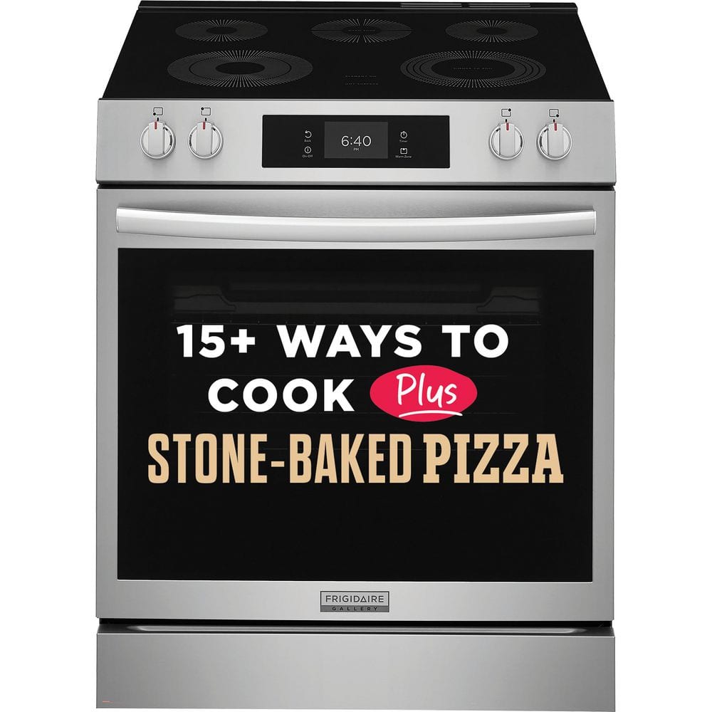 Frigidaire Gallery 30" 5-Burner Electric Range in Steel