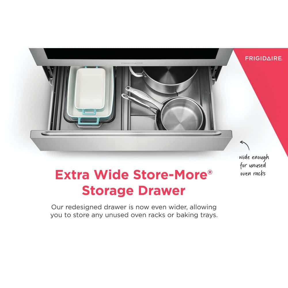 Frigidaire 30-in Gas Range with Steam Clean