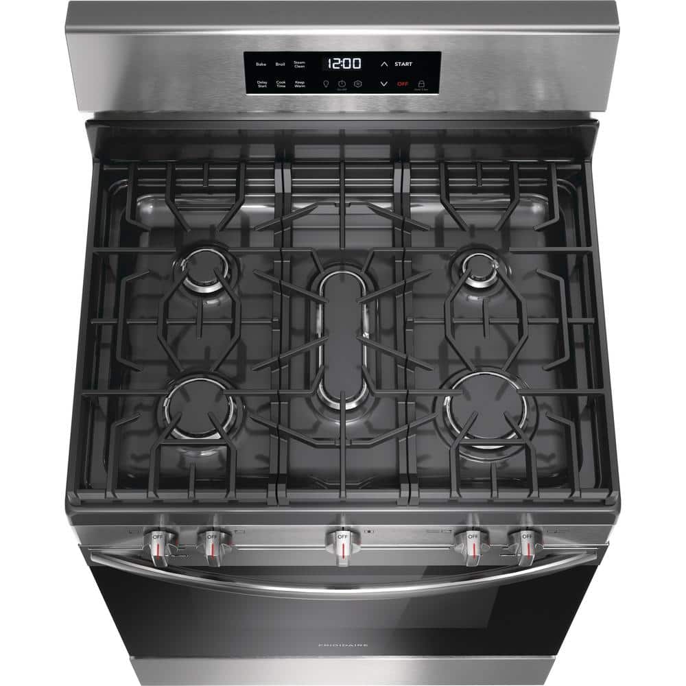 Frigidaire 30" 5-Burner Gas Range, SS