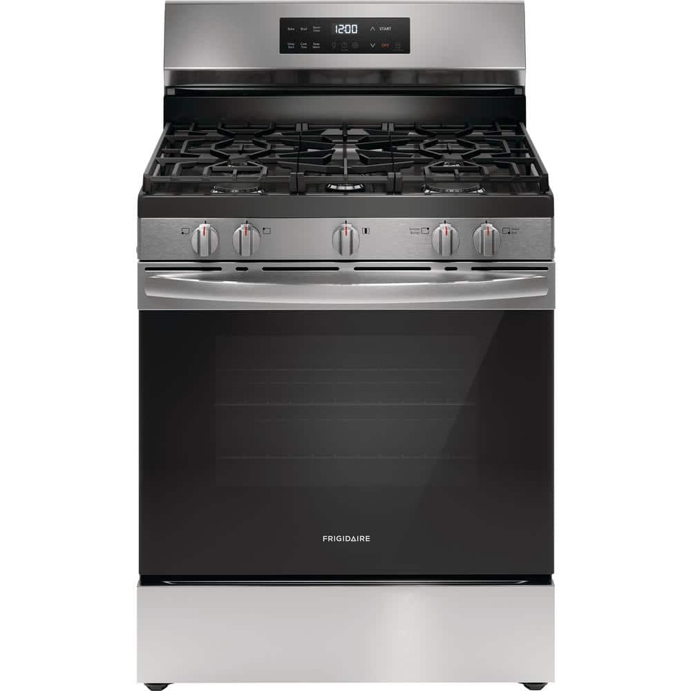 Frigidaire 30" 5-Burner Gas Range, SS