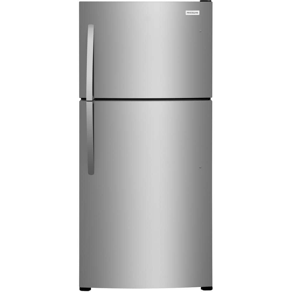 30 in. 20 cu. ft. Top Freezer Fridge, Stainless