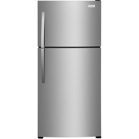 Frigidaire 30in 20cu ft Top Freezer Fridge Stainless Steel