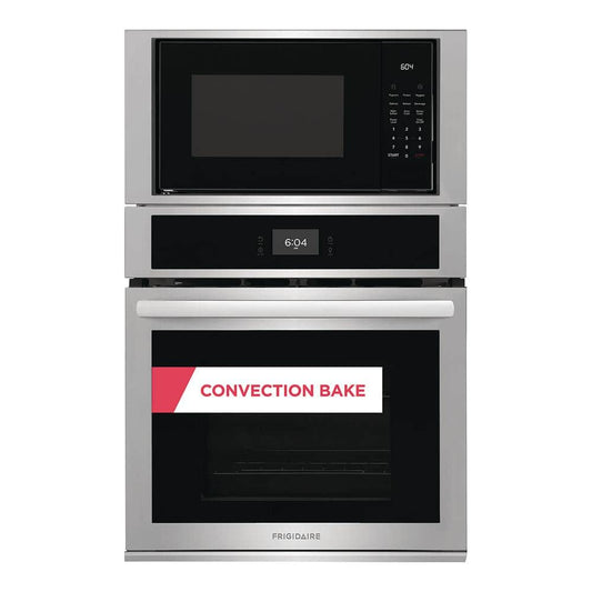 27 in. Electric Built-In Wall Oven and Microwave Combination in Stainless Steel