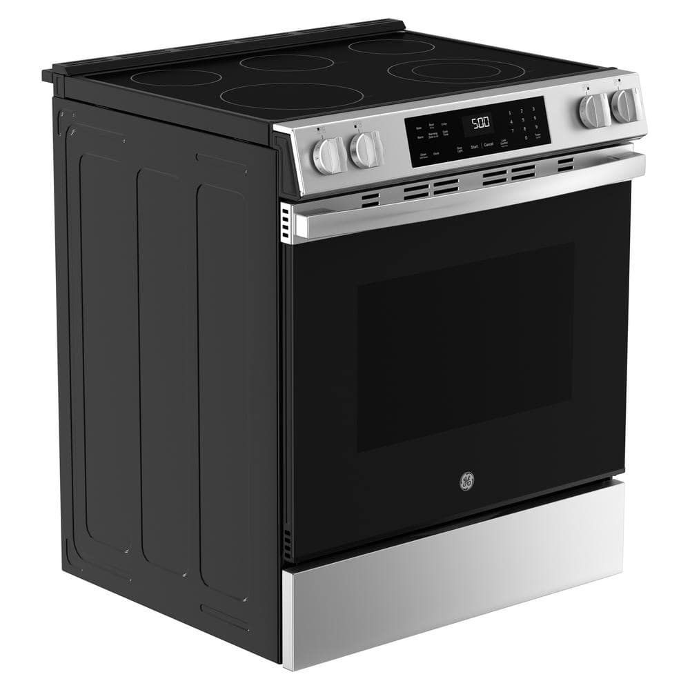 GE 30 in. 5-Burner Electric Slide-In Range
