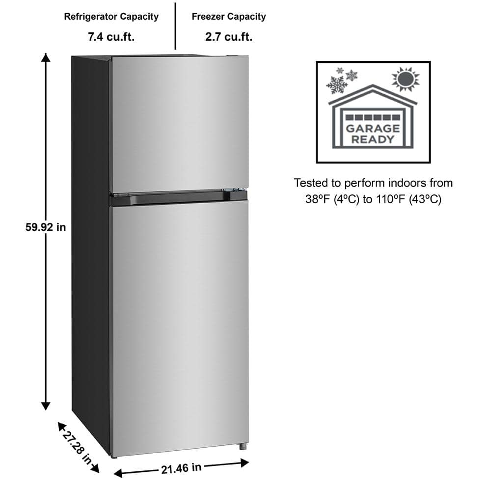 10.1 cu. ft. Top Freezer Refrigerator
