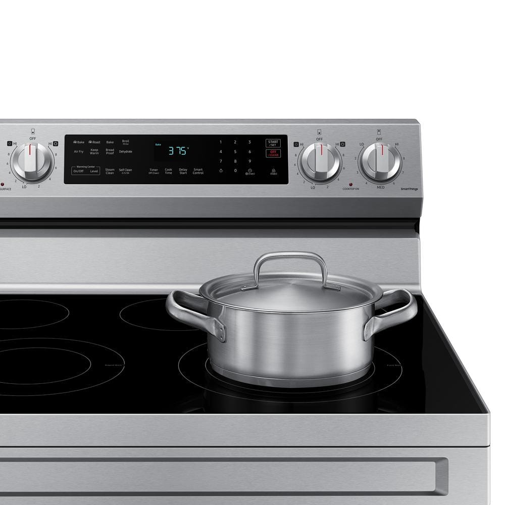 Samsung - 6.3 cu.ft. 5-Burner Electric Range