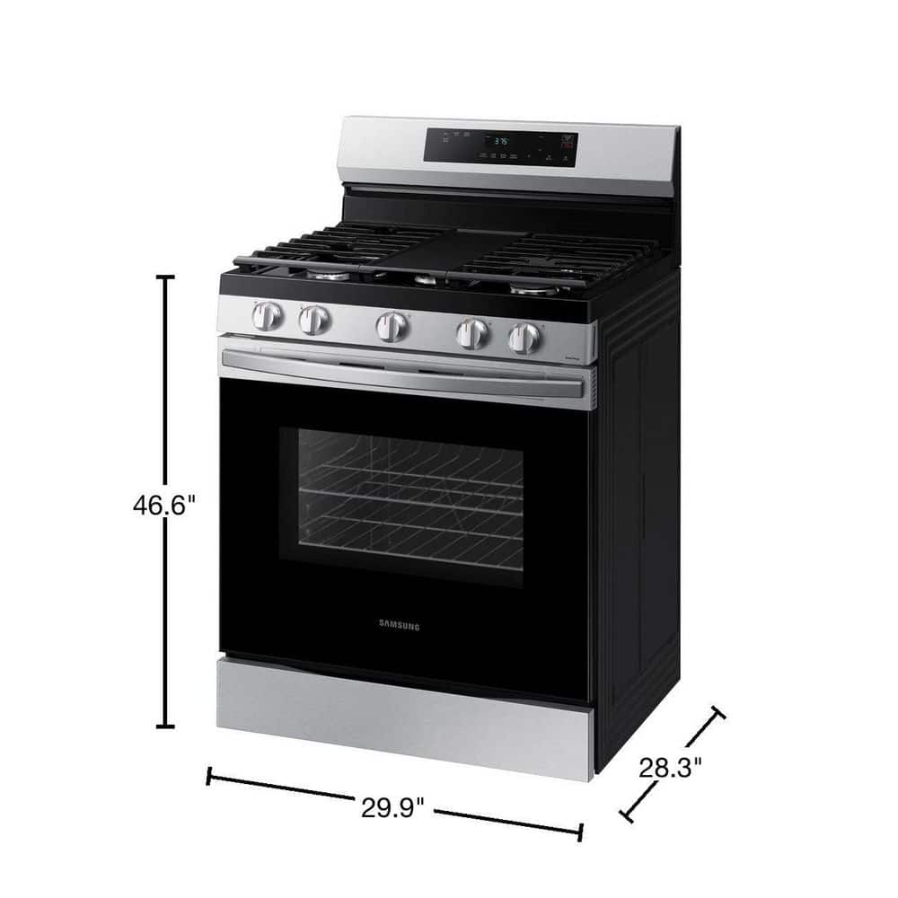 Samsung 6.0 cu. ft. Gas Range with Griddle