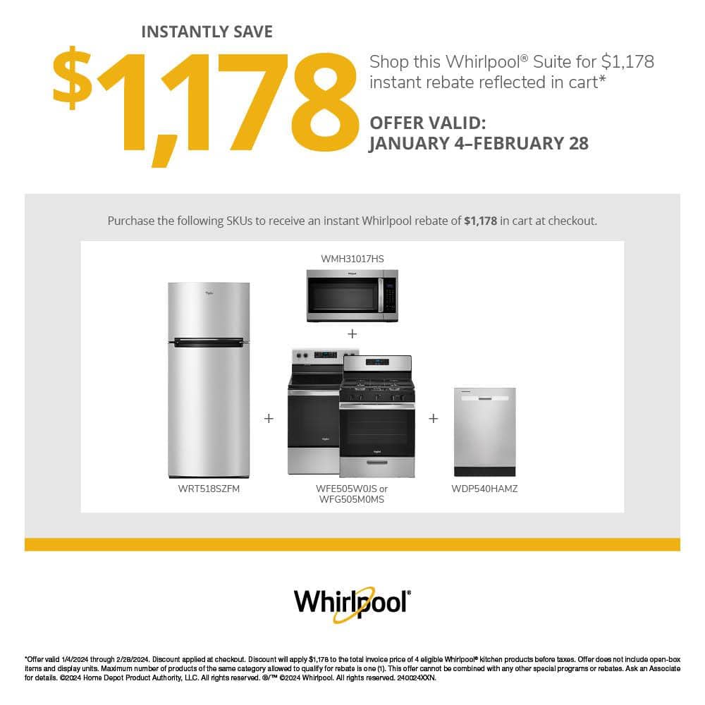 Whirlpool 18 cu. ft. Top Freezer Refrigerator