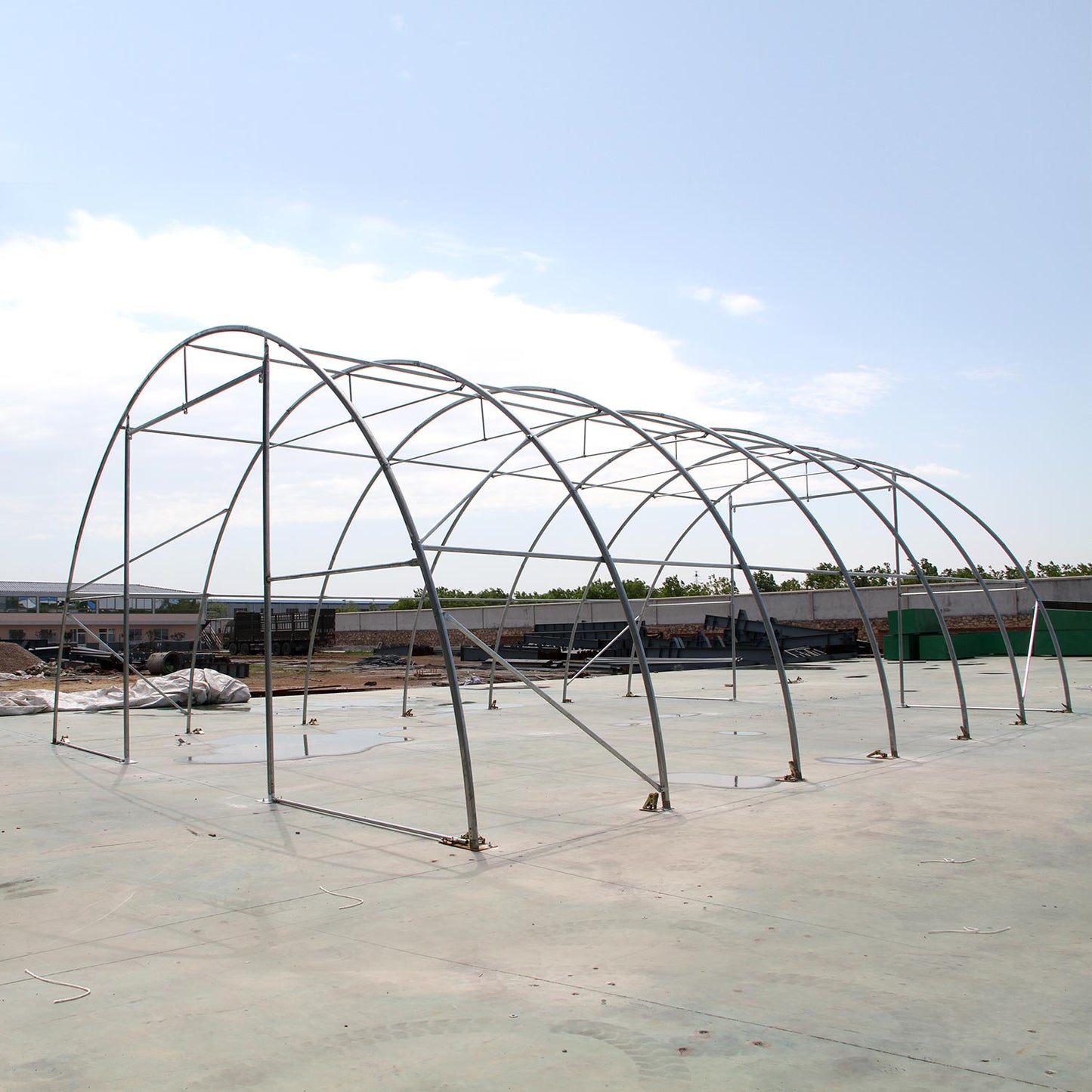 W20'xL33'xH16' Double Truss Storage Shelter