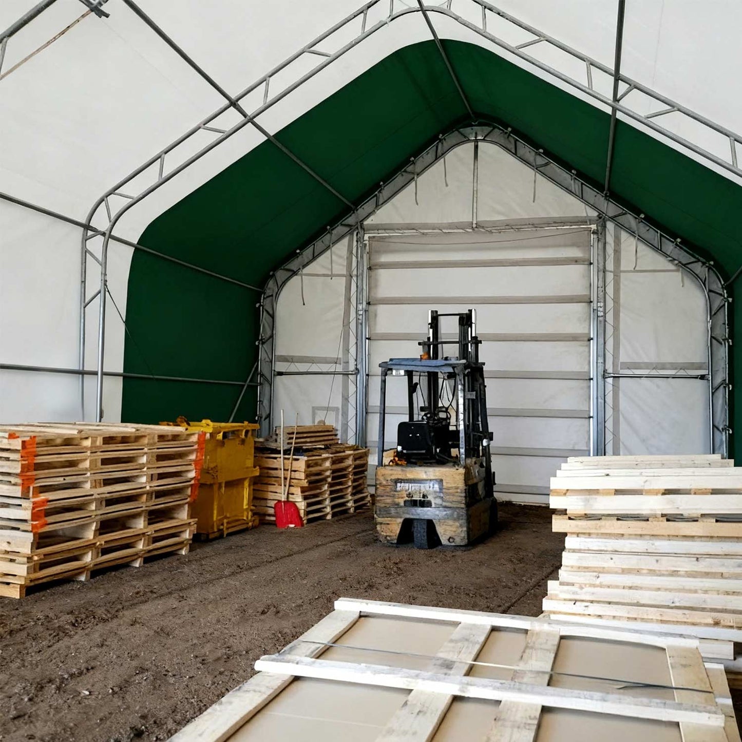 W30'xL40'xH20' Double Truss Storage Shelter