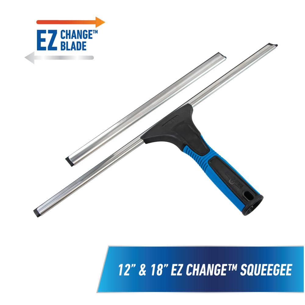 18 in. EZ Change Squeegee w/ 12" Blade