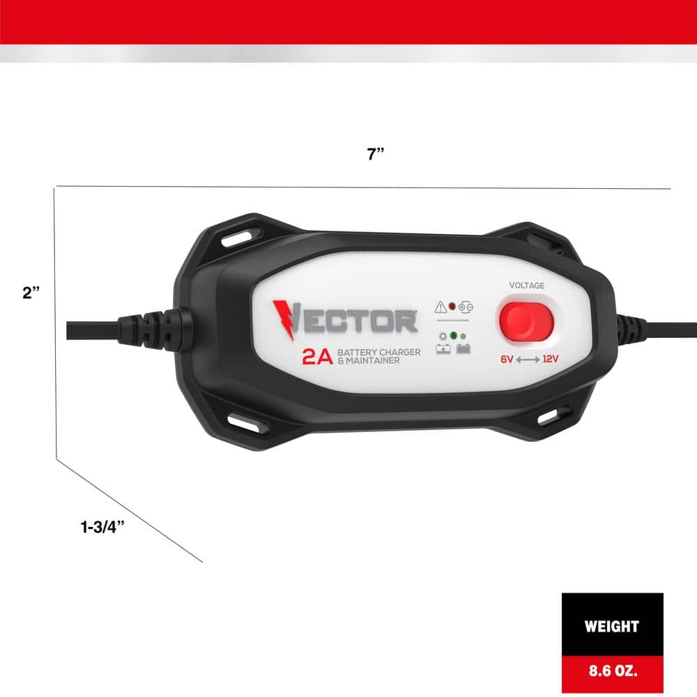 2 Amp Battery Charger/Maintainer