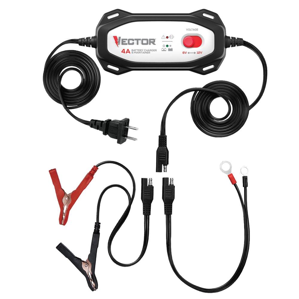 VECTOR 4 Amp Battery Charger/Maintainer