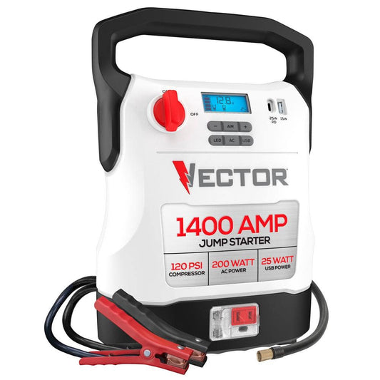 VECTOR 1400A Jump Starter, Compressor