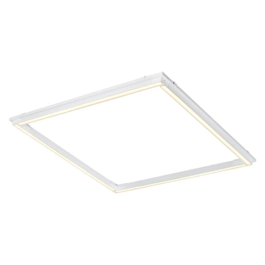 CE 2x2 White Panel LED Troffer Light, 30W