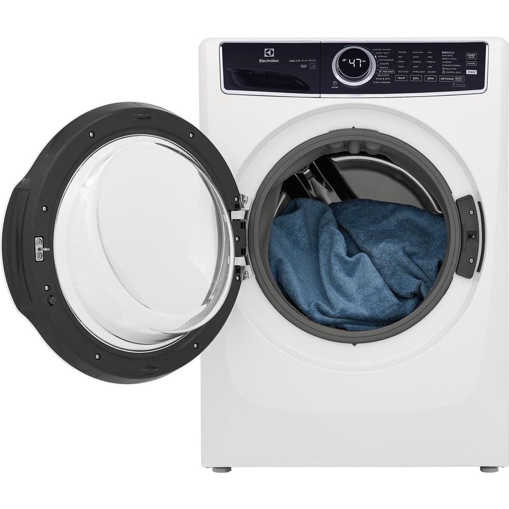 4.5 cu. ft. High-Efficiency Stackable Front Load Washer with LuxCare Wash and Perfect Steam in White, ENERGY STAR