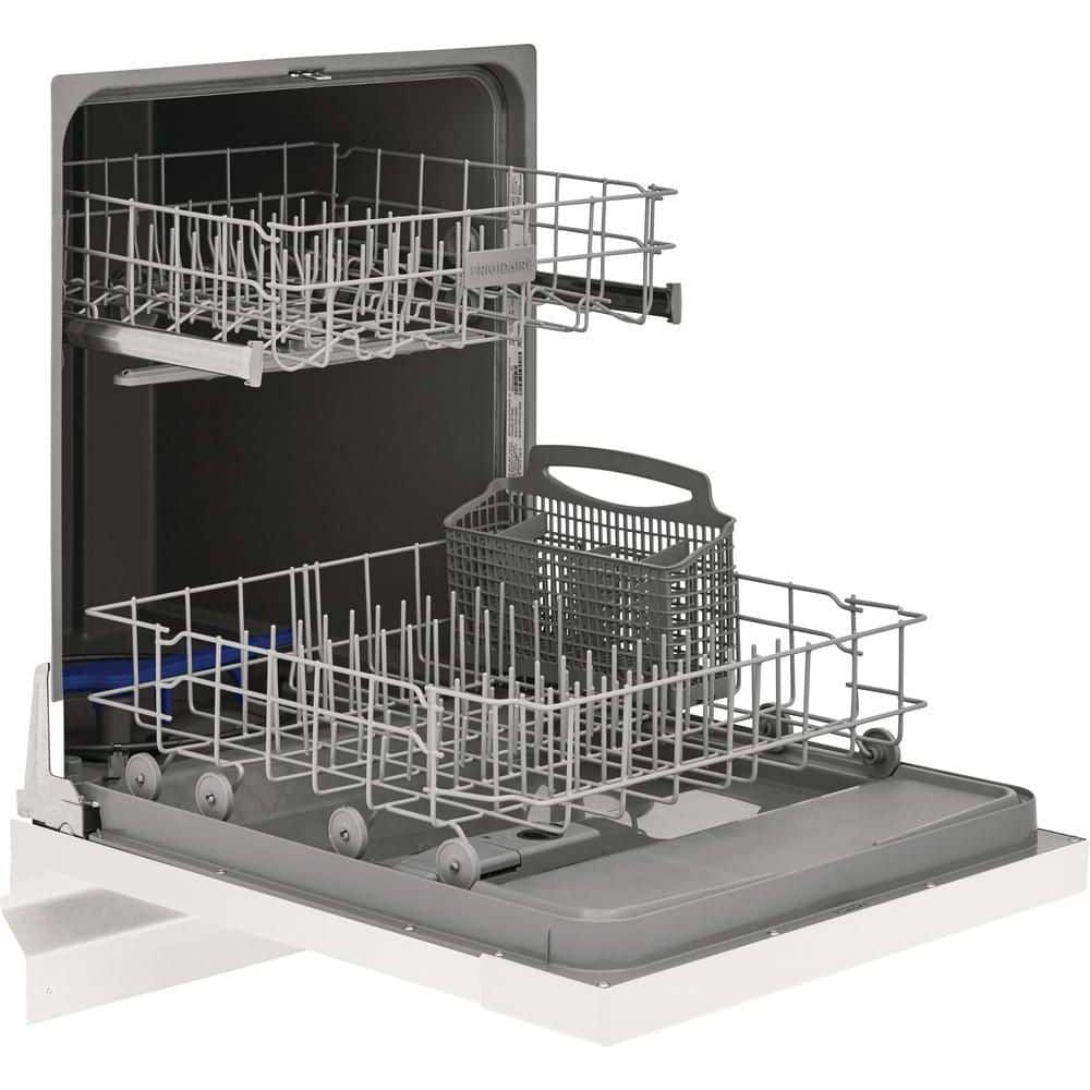 Frigidaire 24 in. White Front-Control Dishwasher
