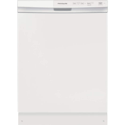 Frigidaire 24" Front Control Built-In Dishwasher, White