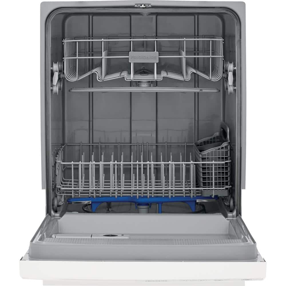 Frigidaire 24" Front Control Built-In Dishwasher, White