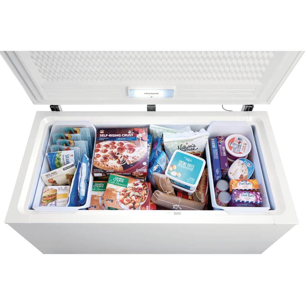Frigidaire Manual Defrost Chest Freezer w LED Light