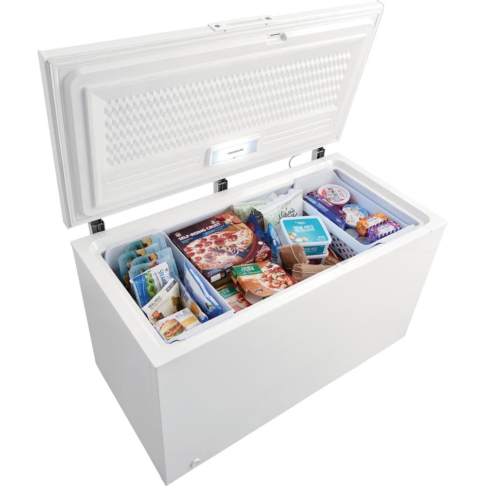 Frigidaire Manual Defrost Chest Freezer w LED Light