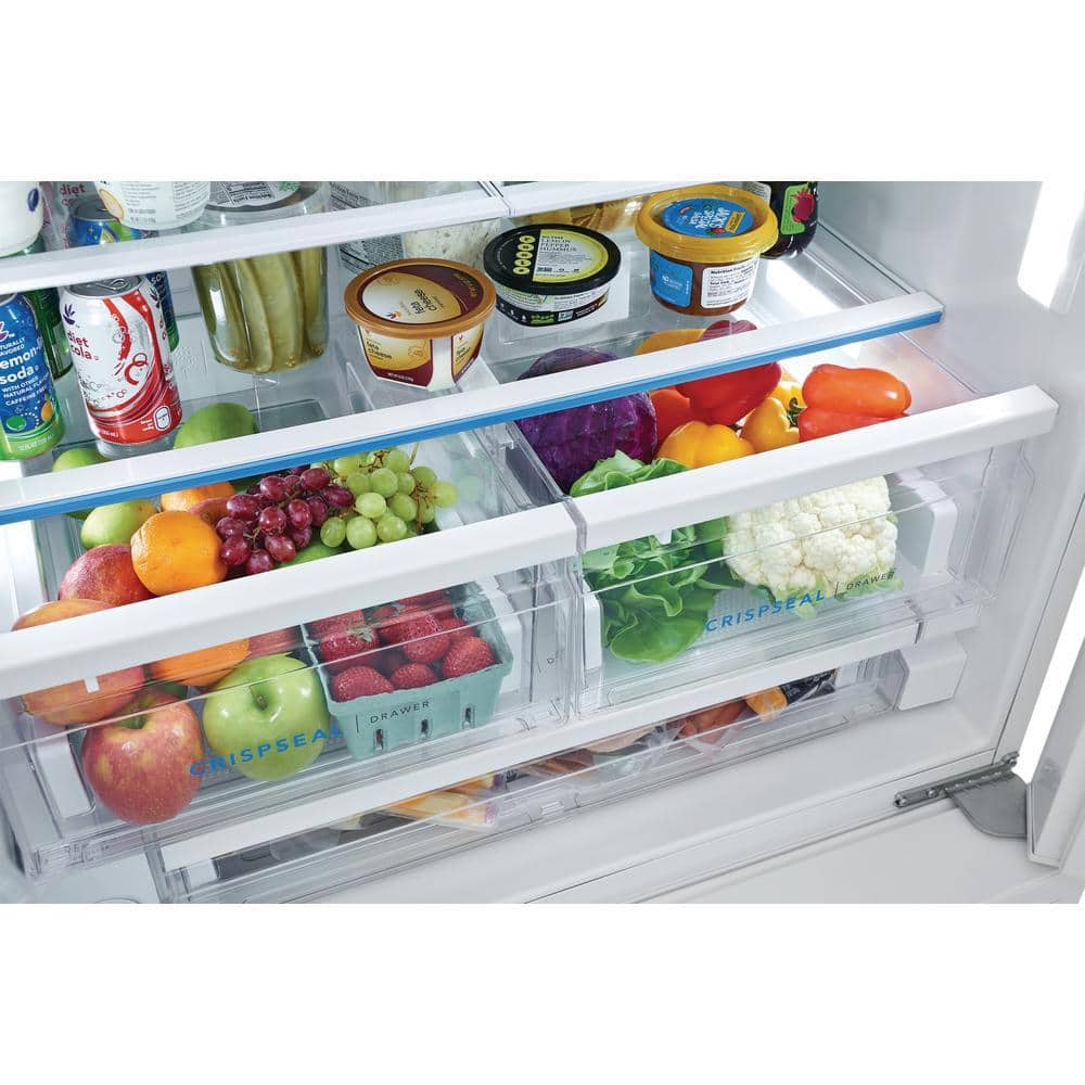 27.8 Cu. Ft. French Door Refrigerator in White
