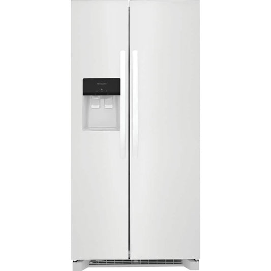 22.3 cu. ft. Side by Side Fridge, White