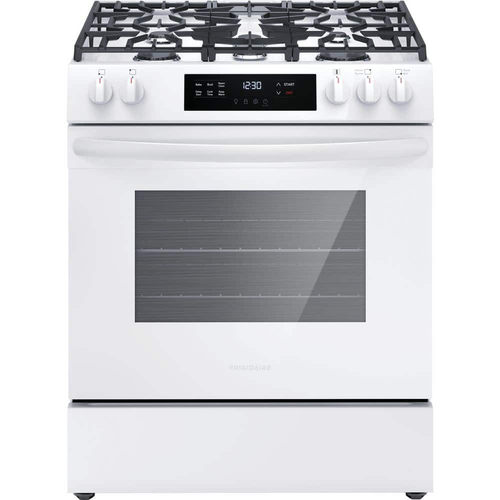 Frigidaire 30 in. 5-Burner Gas Range, White