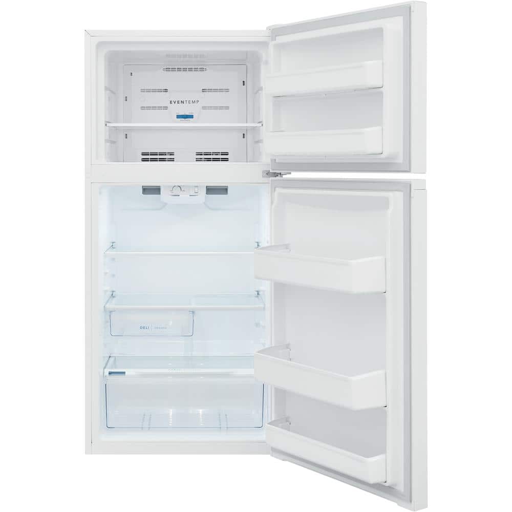Frigidaire 27.6" Freezer Refrigerator, 13.9 cu ft, White