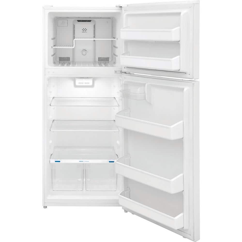Frigidaire 17.6 cu ft Top Freezer Refrigerator, White