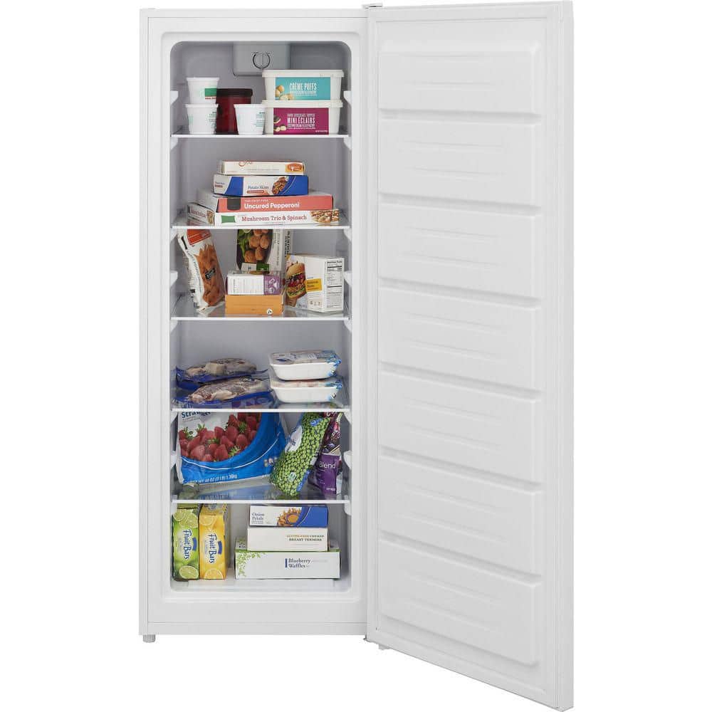 Frigidaire 7 Cu. Ft. Garage Ready Upright Freezer, White