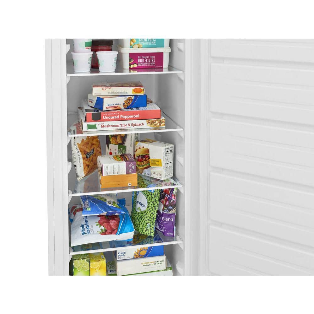 Frigidaire 7 Cu. Ft. Garage Ready Upright Freezer, White