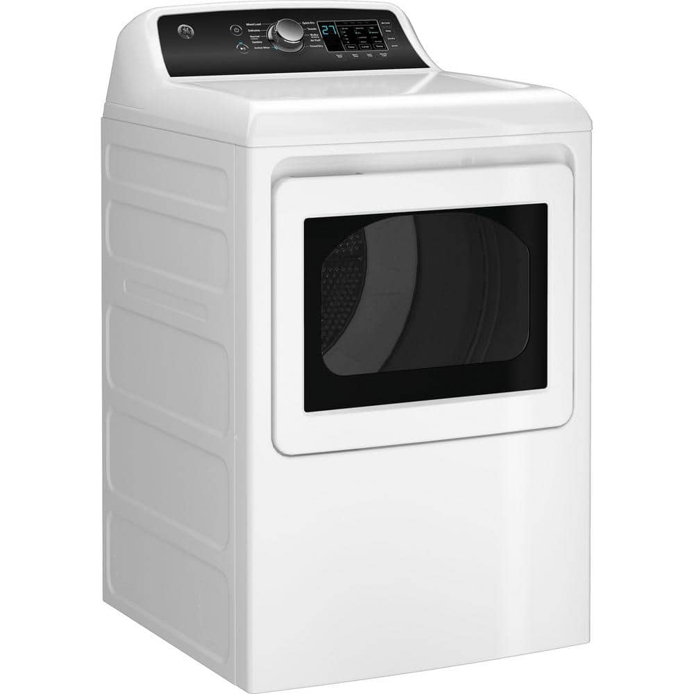 GE 7.4 cu ft Electric Dryer White
