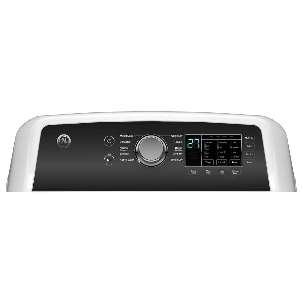 GE 7.4 cu ft Electric Dryer White