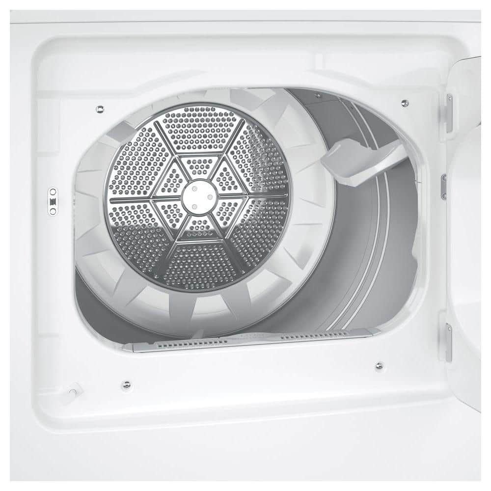 GE 6.2 cu. ft. White Electric Vented Dryer