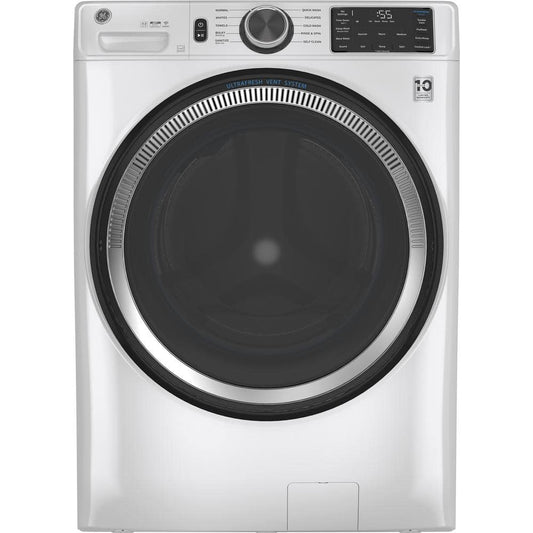 GE 4.8 cu ft Smart White Front Load Washer