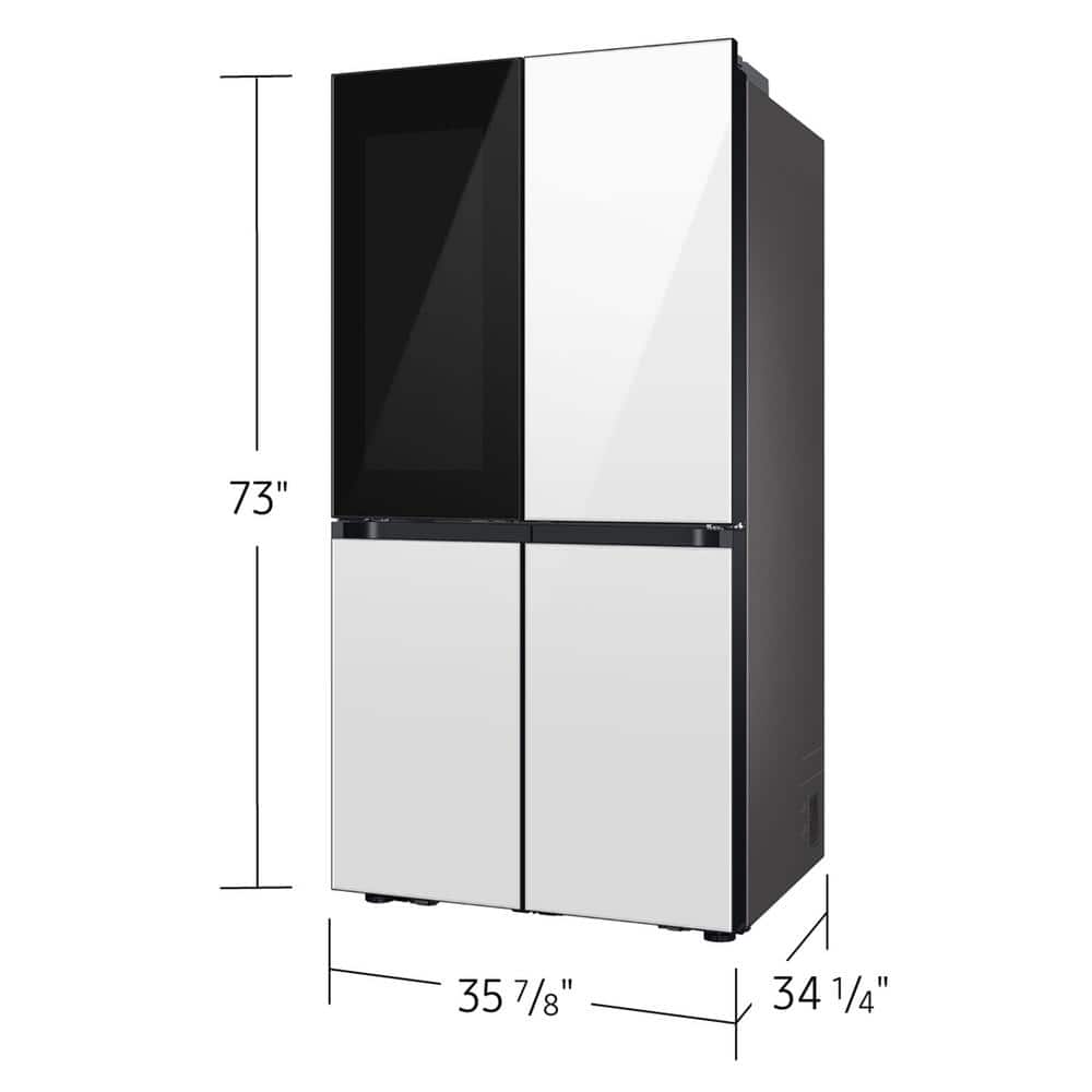 Samsung Bespoke 29 cu.ft. 4-Door Refrigerator, White