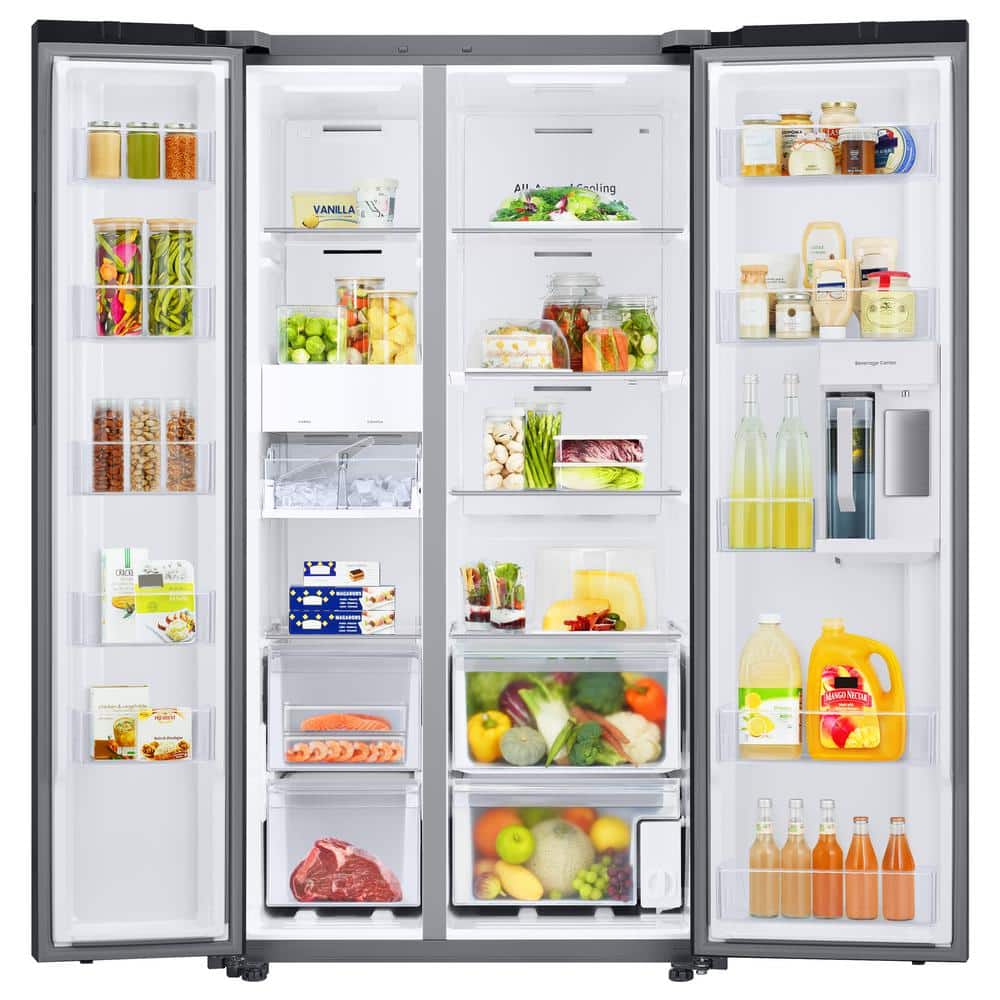 Samsung Bespoke 36" W 28 cu ft SXS Refrigerator White